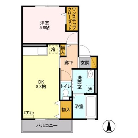 ガーデンヴィラMIYABIの物件間取画像